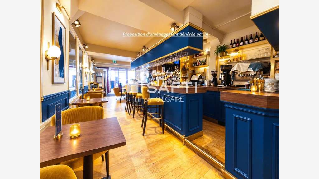 AV murs et FDC restaurant hyper centre ville Oise