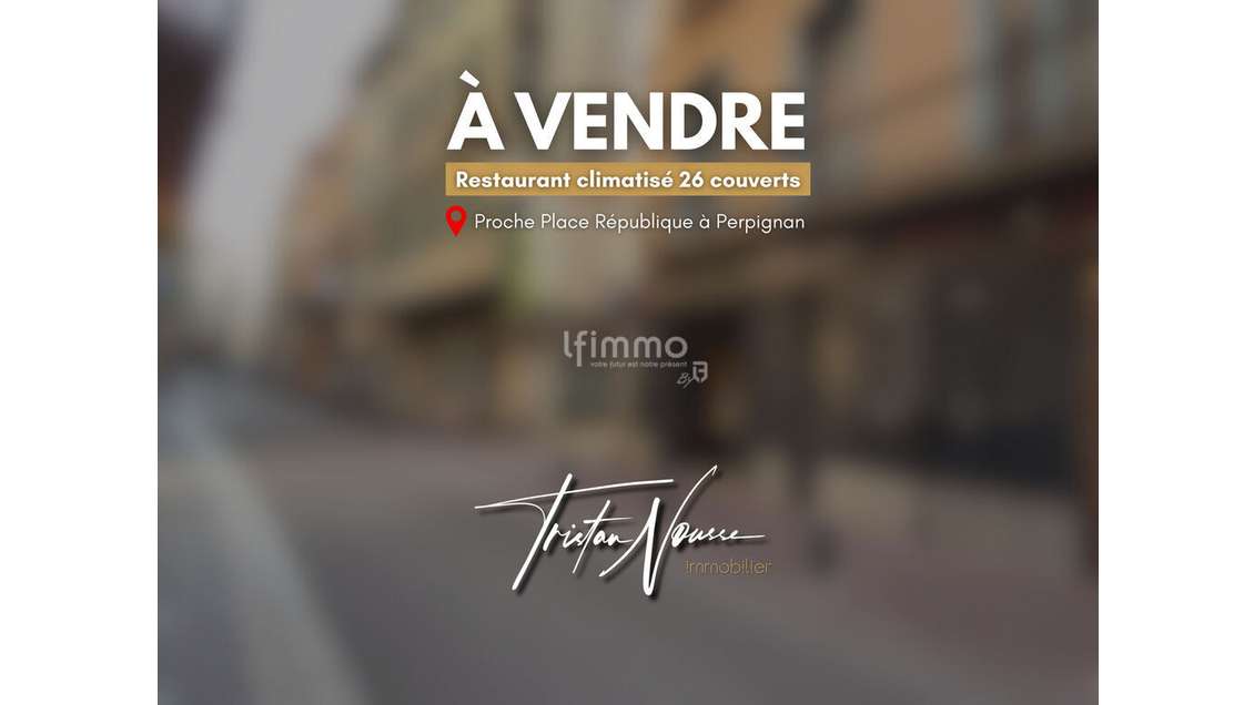 AV restaurant 70m² Perpignan centre République