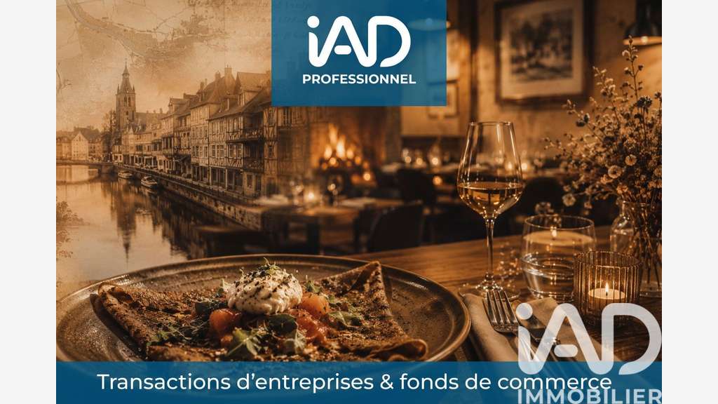 Vente murs et FDC crêperie de 135m² à Pont-Audemer