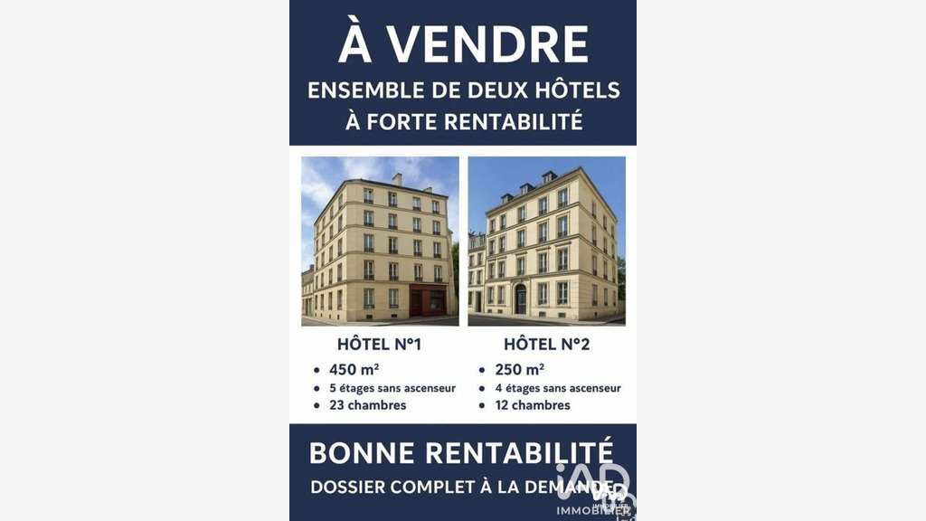 Vente 2 hôtels à forte rentabilité à Toulon