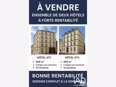 Vente 2 hôtels à forte rentabilité à Toulon