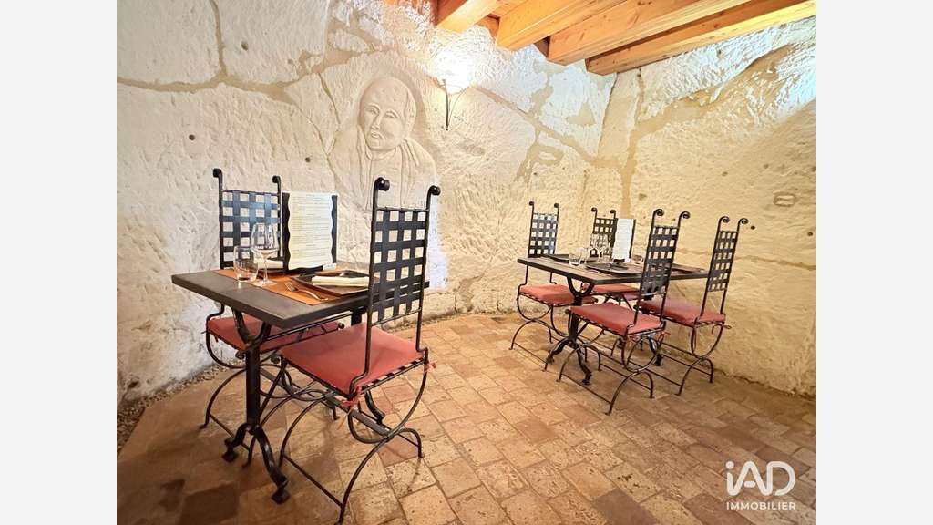 Vente restaurant village troglodyte de Turquant
