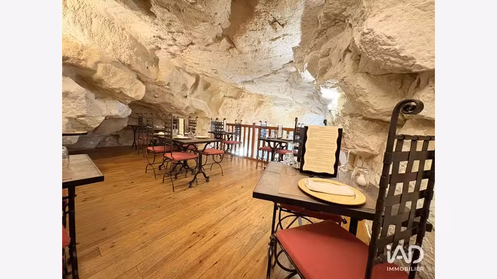 Vente restaurant village troglodyte de Turquant