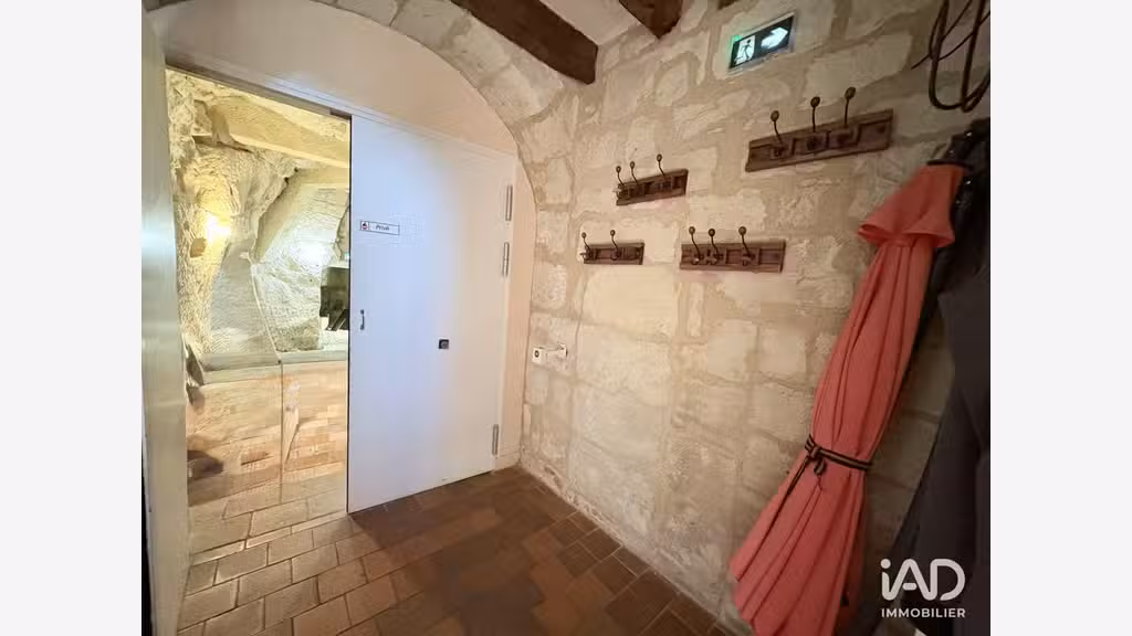 Vente restaurant village troglodyte de Turquant