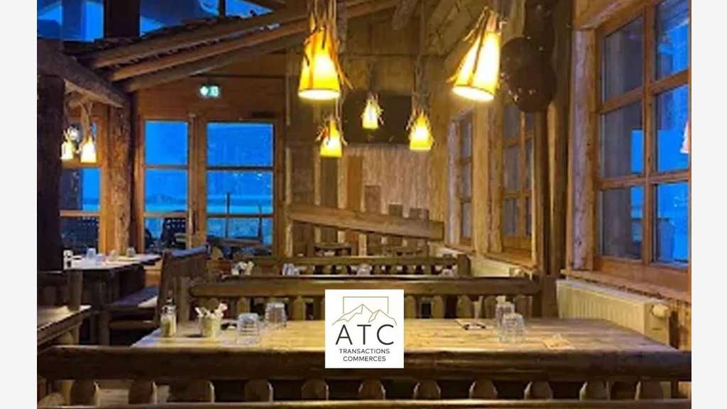 Bar restaurant licence IV en station de Savoie