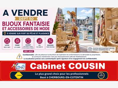 Vente bimbeloterie bijouterie fantaisie en Manche