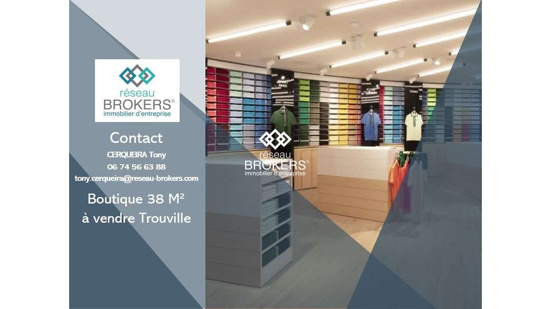 AV local commercial 38m idéalement situé Trouville