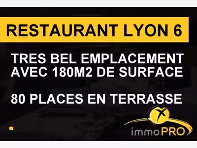 Vente restaurant 60 cvts Lyon 6 quartiers bureaux 