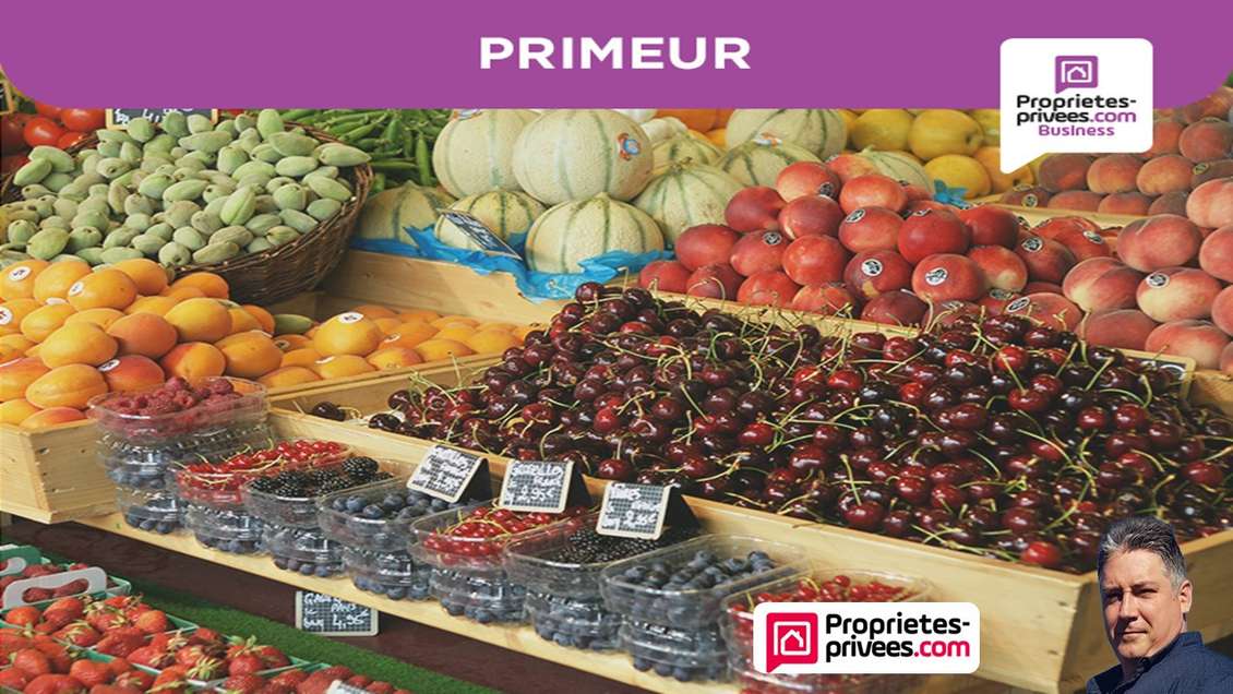 Vente FDC primeur fruits et legumes à Charancieu