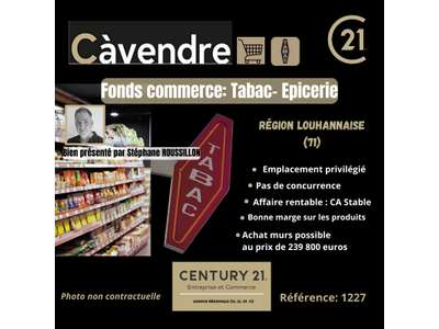 Vente Tabac - Presse - Loto à Louhans