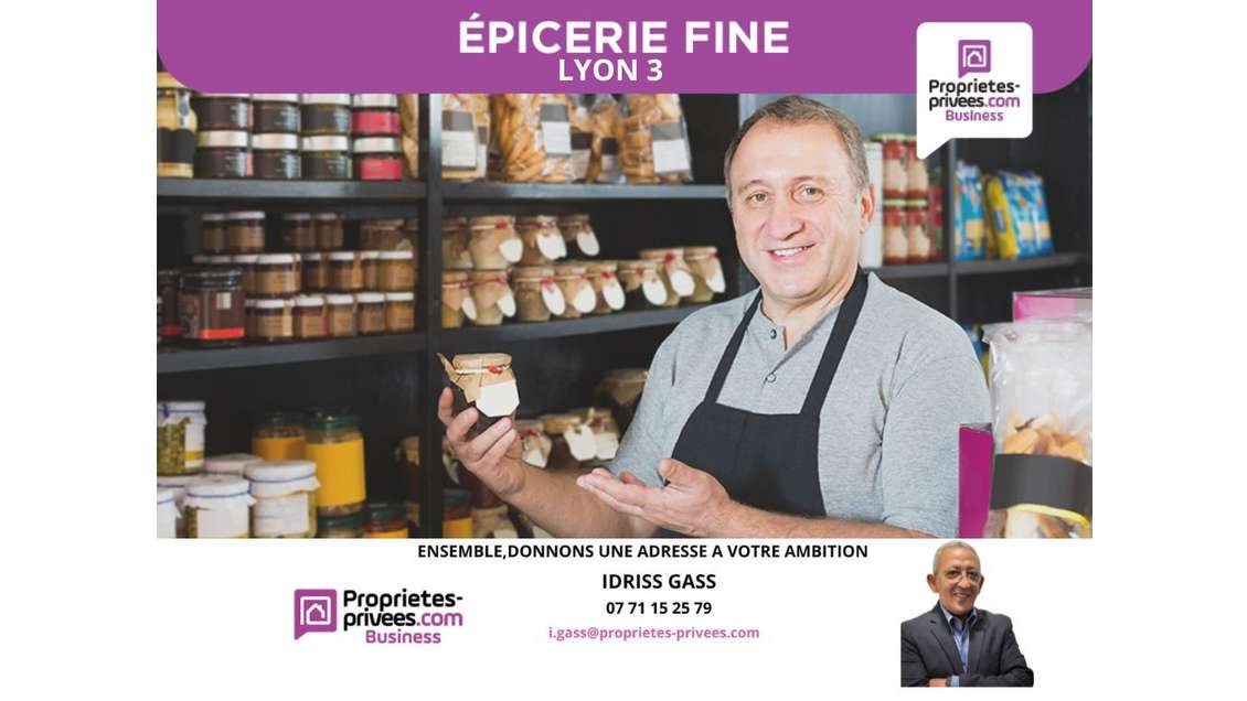 Vente FDC alimentation épicerie fine Lyon 69003