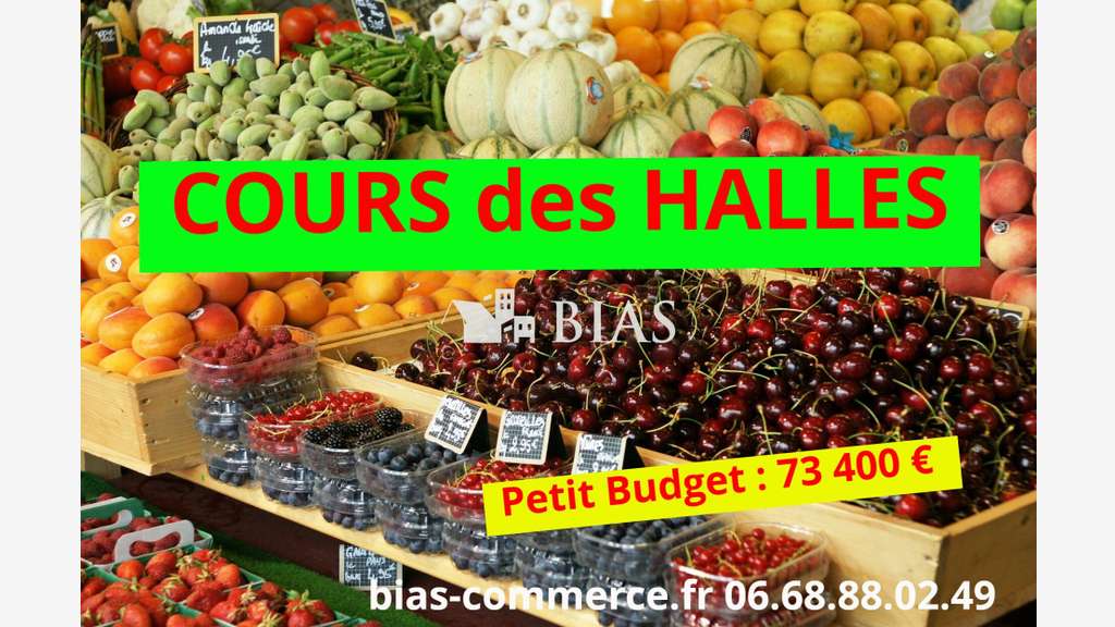 Cède cours des halles épicerie fine vin fromage 76