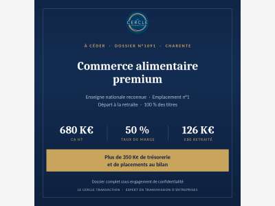 Commerce alimentaire premium emplacement N°1