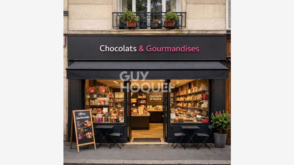 AV magasin de chocolats sous enseigne Paris 75016