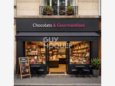 AV magasin de chocolats sous enseigne Paris 75016