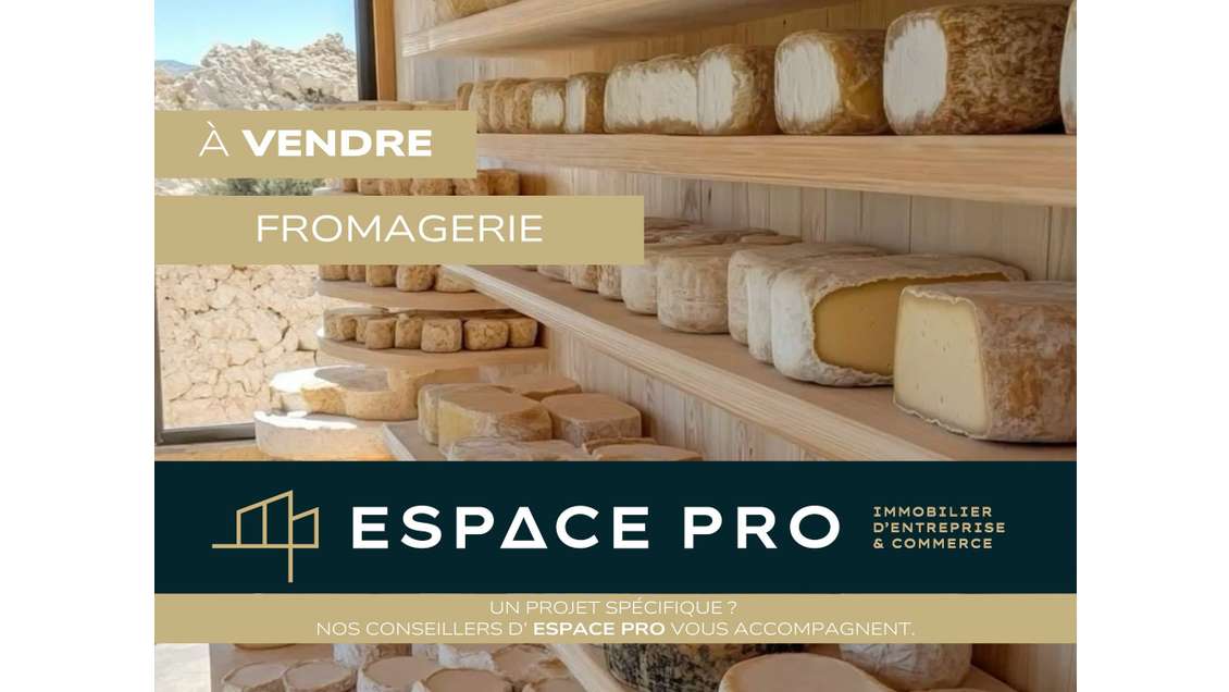 Vente FDC fromagerie entre Caen et la mer
