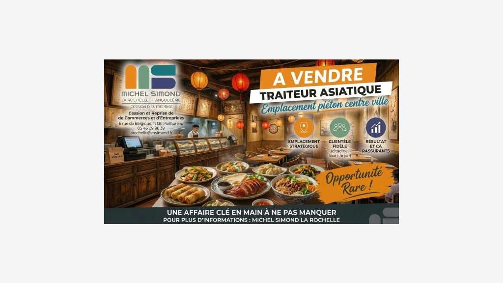 TRAITEUR - VENTE À EMPORTER - EMPLACEMENT N°1 F