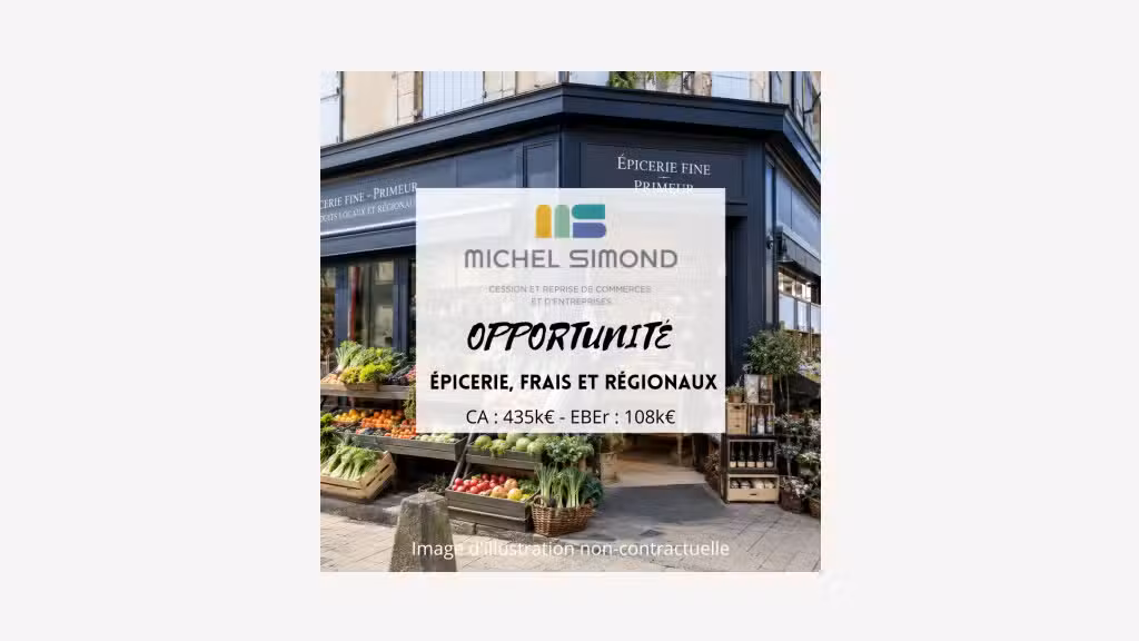 Vente épicerie fine en station balnéaire Finistère