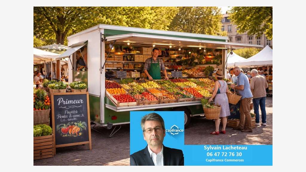 A vendre commerce de primeur sur marchés Fougères