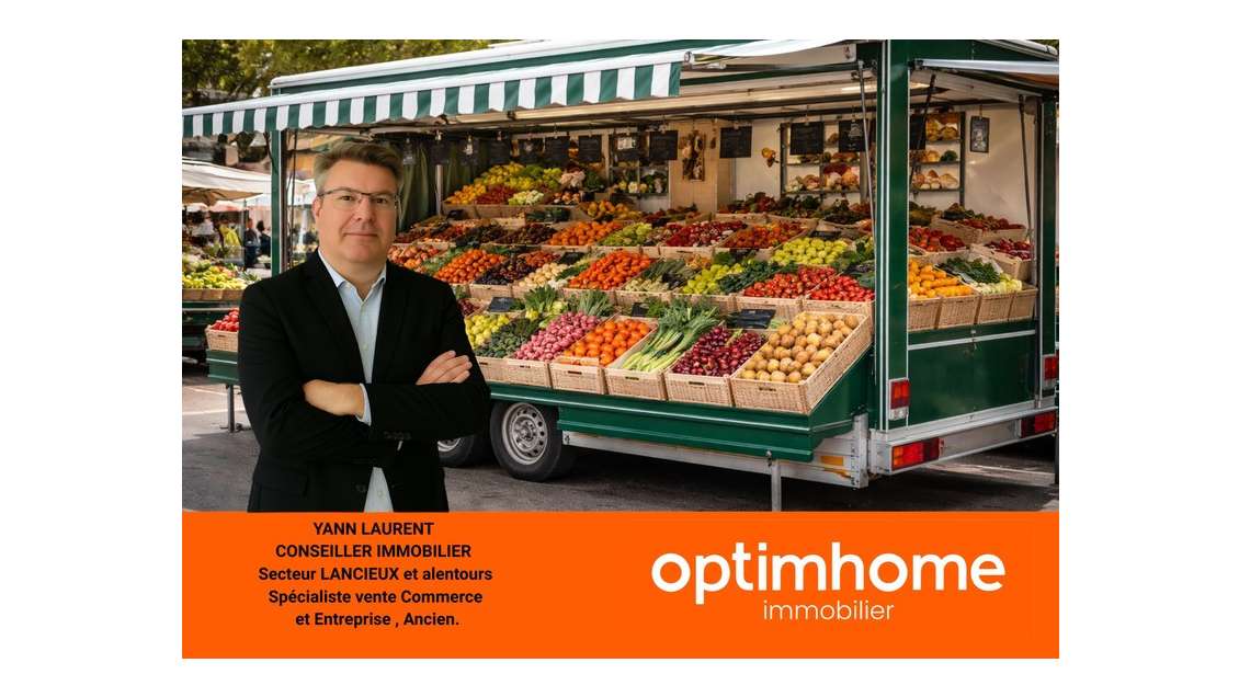 AV FDC primeur ambulant bien implanté à Fougères