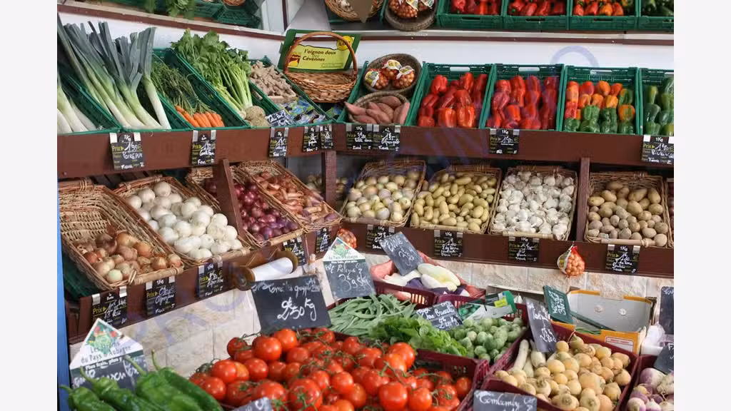 AV épicerie fine primeur murs et fonds Sud France