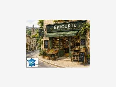 Vente petite épicerie dans le nord du Gard