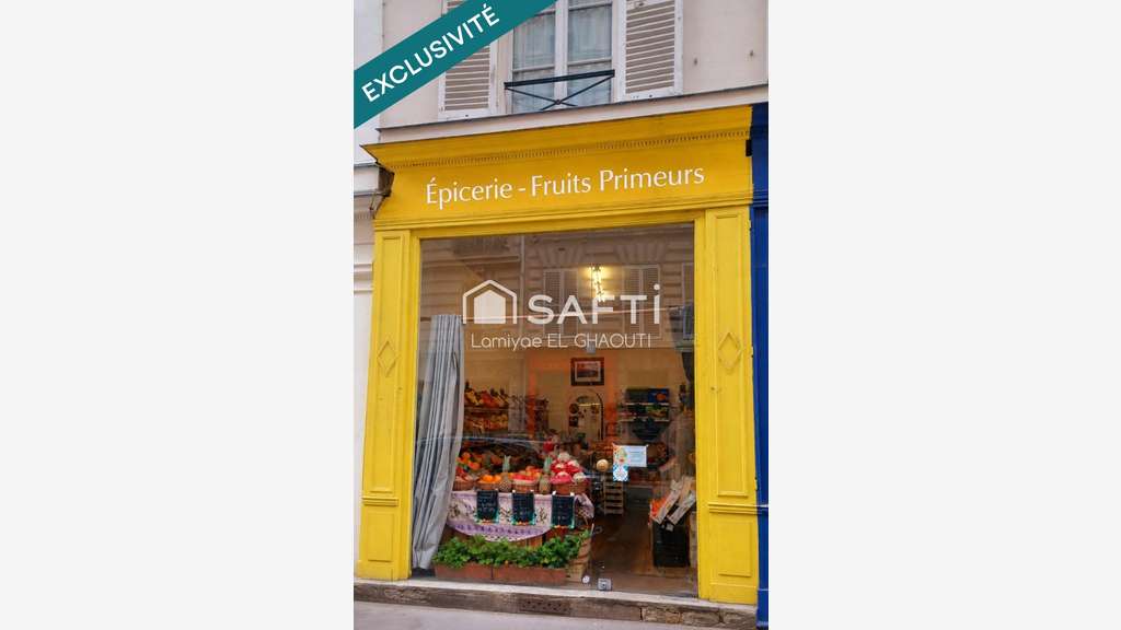 Vente épicerie 28m² Paris 5e faible loyer, bon CA