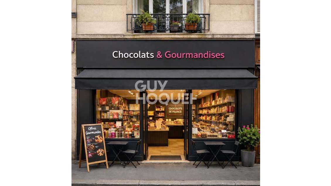 AV magasin de chocolats sous enseigne Paris 75017
