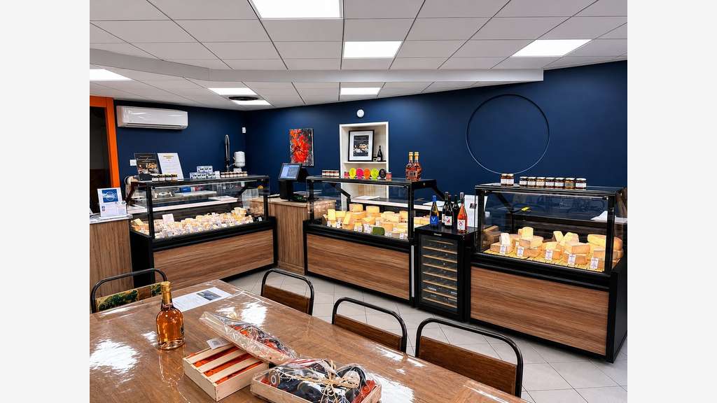 Vente fromagerie épicerie fine rue commerçante  69