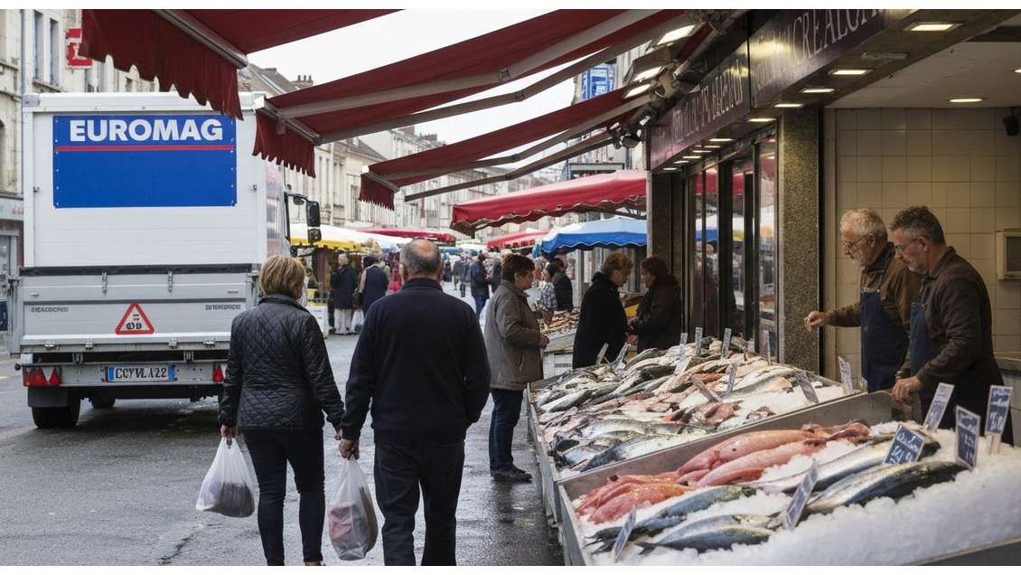 AV FDC poissonnerie sur les marchés Villeurbanne