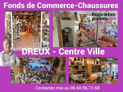 Vente FDC boutique chaussures de 90m² à Dreux