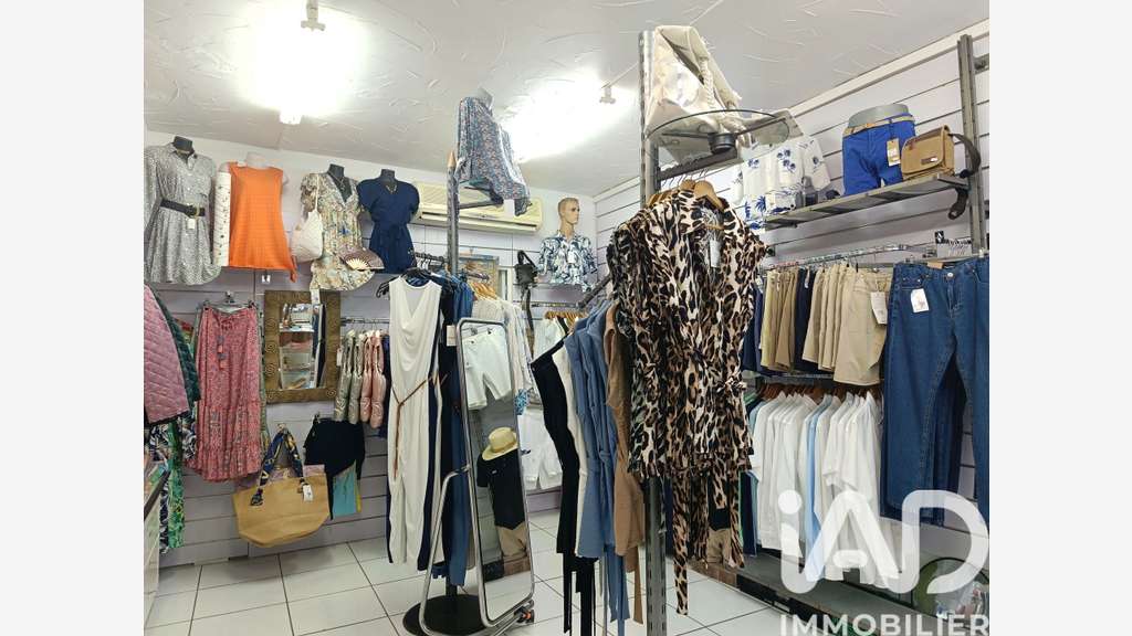 AV magasins vêtement rues piétonnes Canet Plage