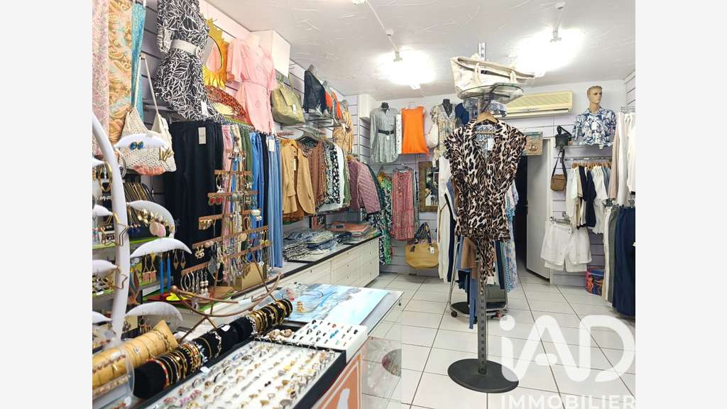 AV magasins vêtement rues piétonnes Canet Plage