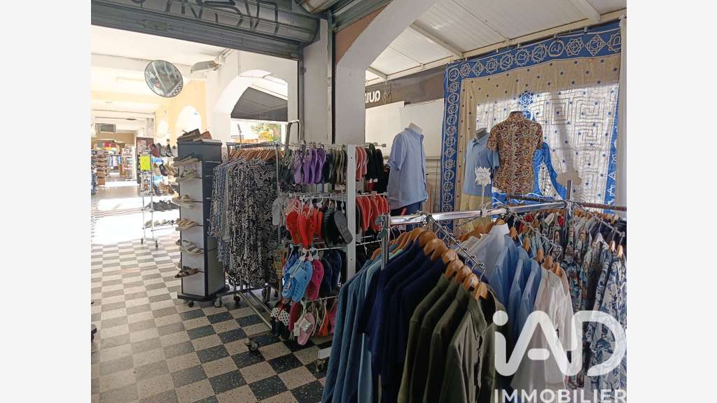 AV magasins vêtement rues piétonnes Canet Plage