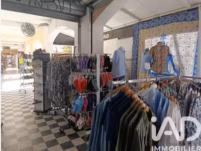 AV magasins vêtement rues piétonnes Canet Plage