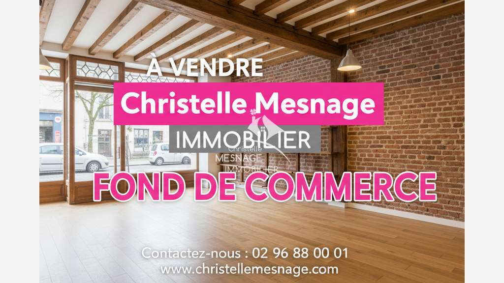 A vendre commerce à Dinan centre historique