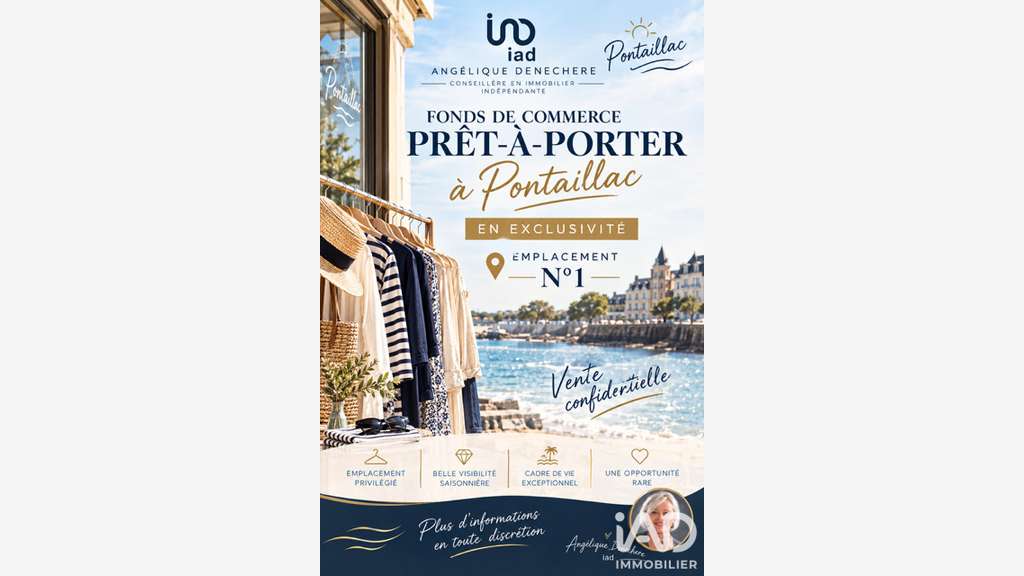 Vente FDC prêt à porter à Pontaillac empl n°1