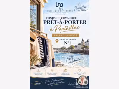 Vente FDC prêt à porter à Pontaillac empl n°1