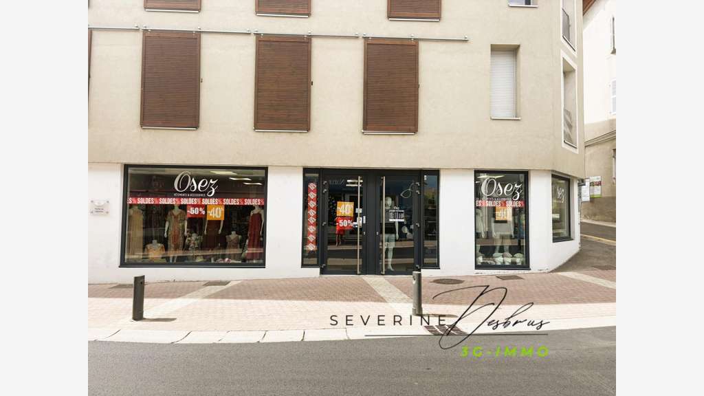 Vente FDC Prêt à porter en centre ville de Vinay