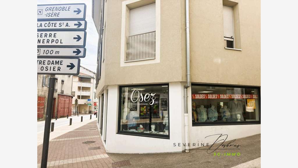 Vente FDC Prêt à porter en centre ville de Vinay