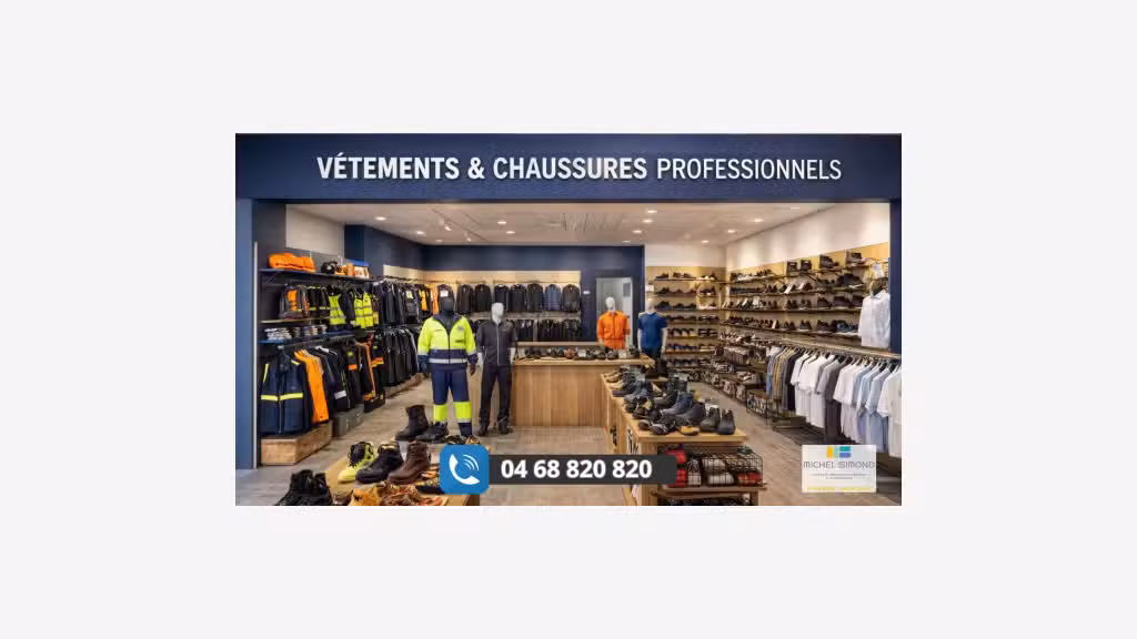 Cède FDC vêtements et chaussures professionnels.