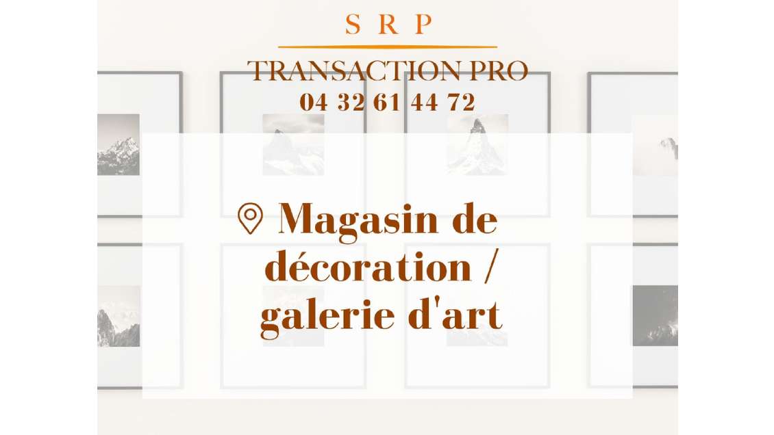 A vendre magasin de mobilier déco dans le Vaucluse