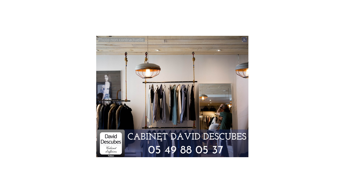 Vente magasin de prêt à porter rue piètonne Niort