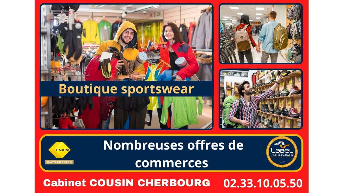 Vente magasin sports nautique Barneville-Carteret
