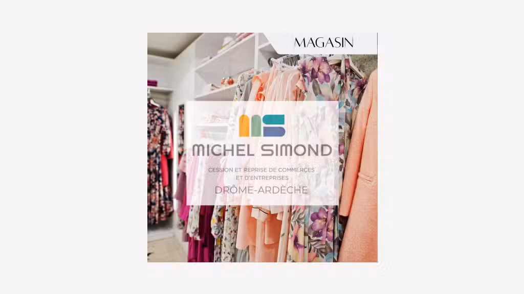 Magasin de vêtements à vendre en Drôme provençale
