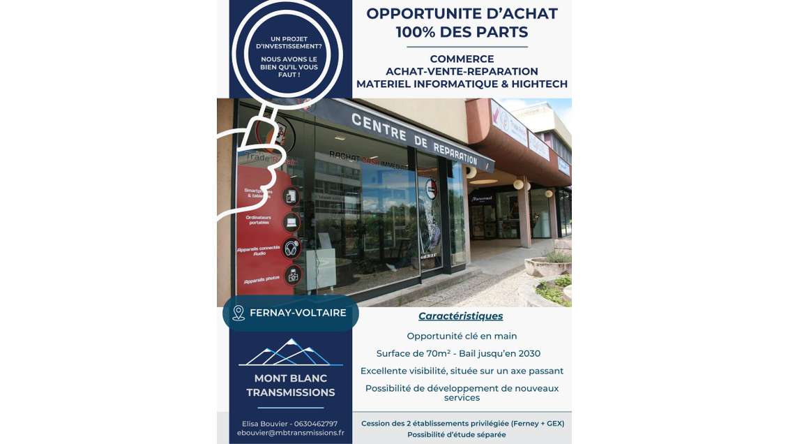 Vente FDC High-tech & réparation informatique