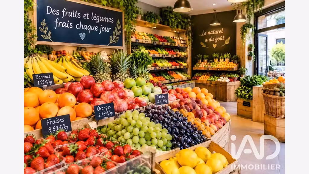 Vente primeur sur un axe commerçant à Bièvres