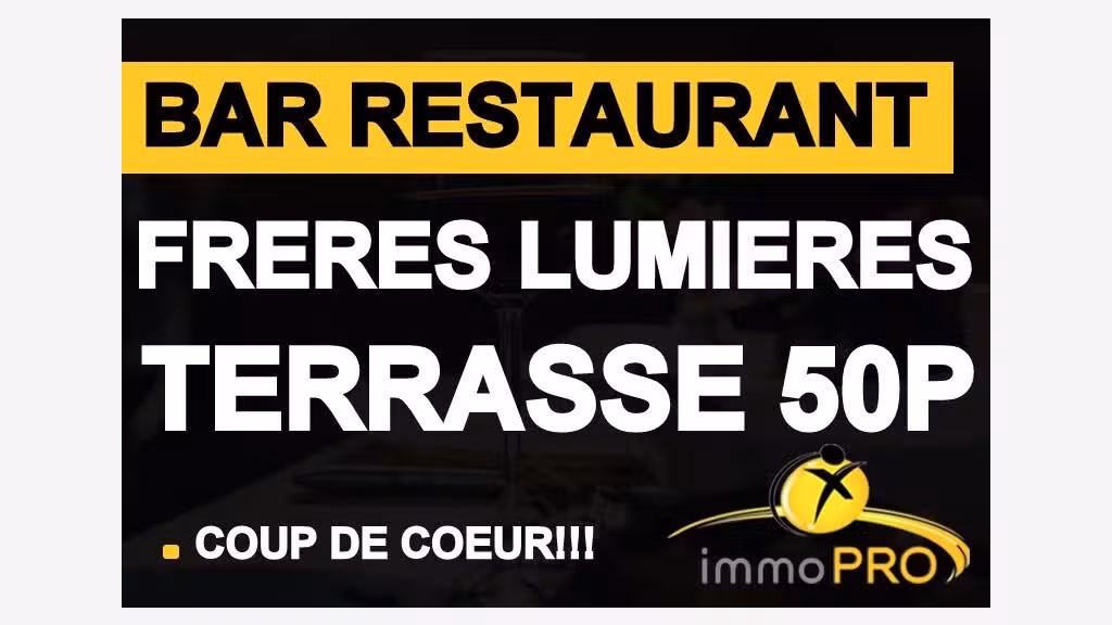 Vente magnifique bar restaurant à Lyon 69008