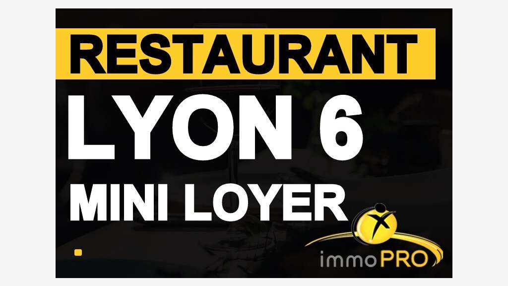 Vente magnifique restaurant à Lyon 69006