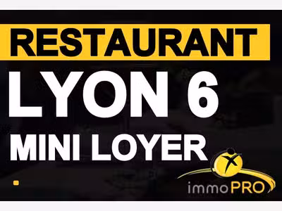 Vente magnifique restaurant à Lyon 69006